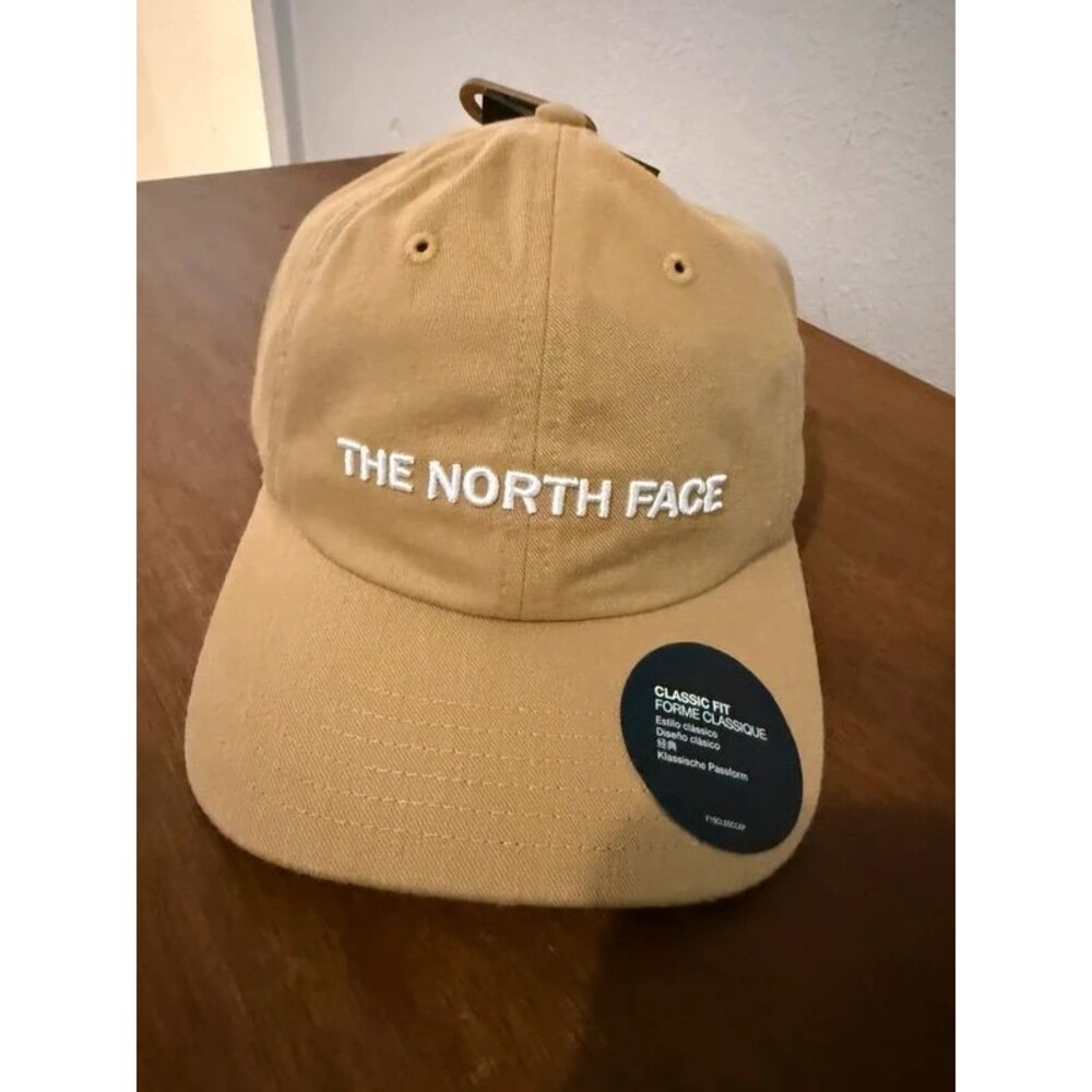 The North Face Roomy Norm Hat Washed Khaki Tan NWT One Size